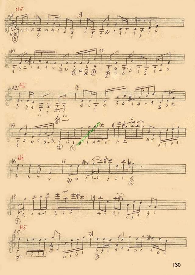 Cấu trúc bản đàn và bản ca 6 câu vọng cổ